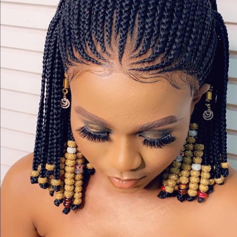Beaded Wig